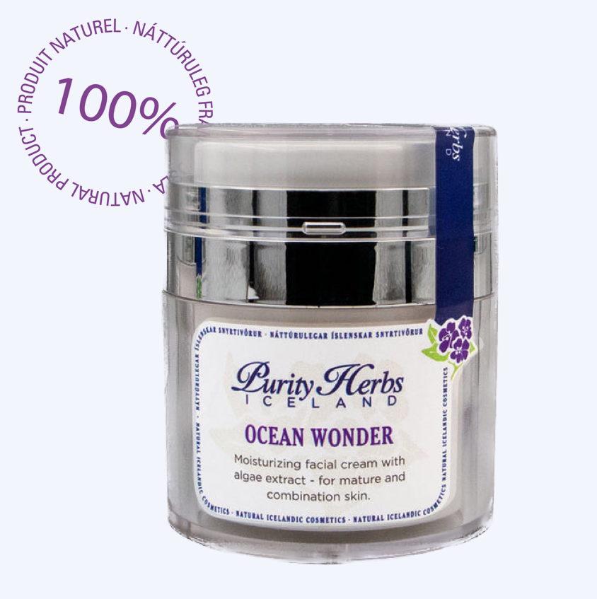 Пьюрити СРЕДСТВА ПО УХОДУ Purity Herbs `Чудо Океана` Увлажняющий крем для лица с экстрактом водорослей для зрелой и комбинированной кожи Ocean Wonder 50мл